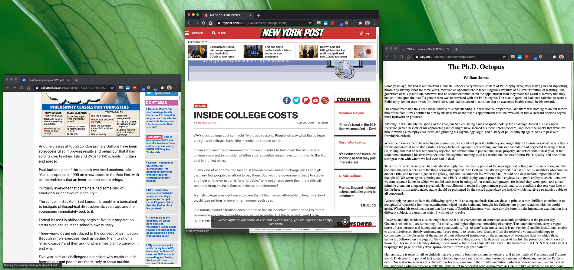 articles about the future of education