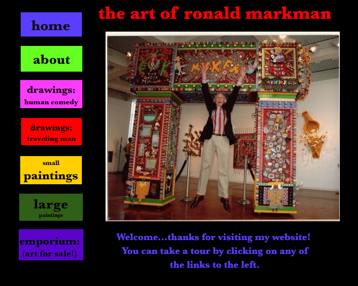 ron markman old website