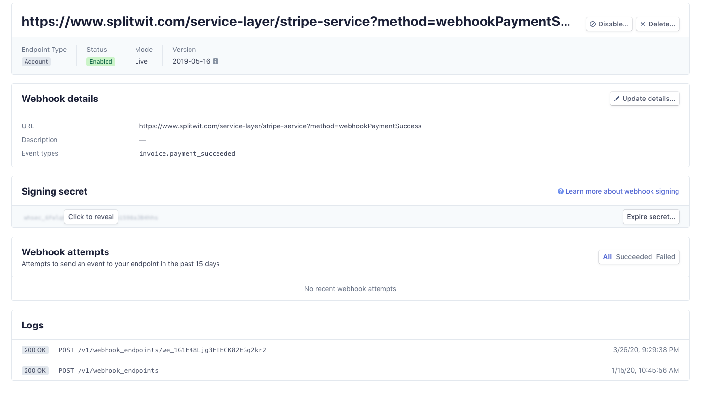 webhook payment success