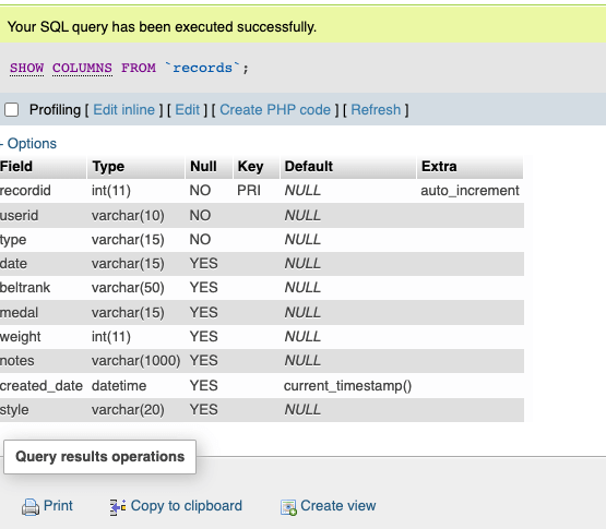 Show all columns